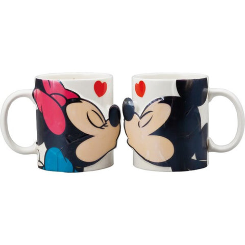 [現貨]米奇與米妮Mickey＆Minnie情侶陶瓷杯 (SAN2148)