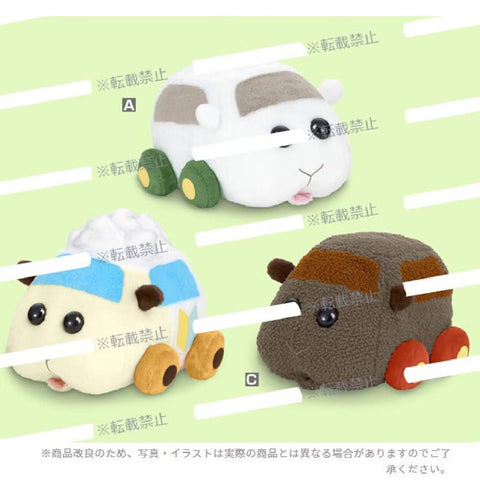 [訂貨]日本新品PUI PUI 天竺鼠車車 西羅摩 阿比 泰迪毛公仔